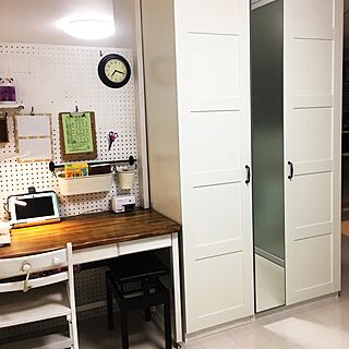 学習机 DIY/PAX system/子供部屋を仕切る/IKEA/DIYのインテリア実例 - 2017-05-20 18:51:23