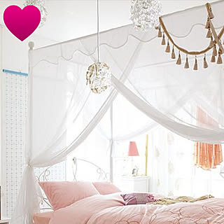 【送料無料】 エレガンス用天蓋カーテン  ホワイト ベッド 送料無料】 エレガンス用天蓋カーテン ホワイト ベッド