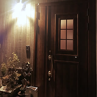 玄関/入り口/LIXIL/パナソニック照明/ケイミュー外壁/LIXILの建具...などのインテリア実例 - 2019-01-13 18:16:14