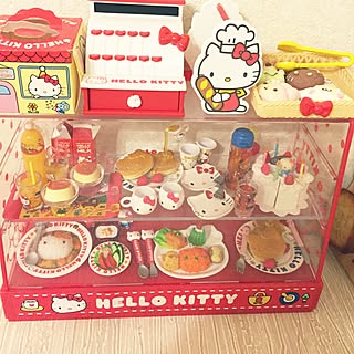 お子様ランチが特に好き❤︎/懐かしい❤︎/お店屋さん風/リーメントのミニチュア/キティちゃん...などのインテリア実例 - 2016-05-20 22:04:02