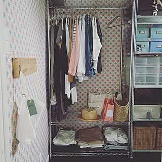 棚/納戸/スチールラック/IKEA/storage...などのインテリア実例 - 2016-05-30 19:26:03