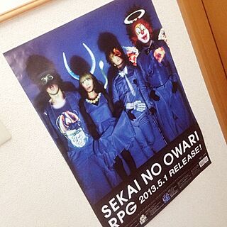 sekai no owari/ポスター/だいすきなアーティストのインテリア実例 - 2013-09-21 13:26:51