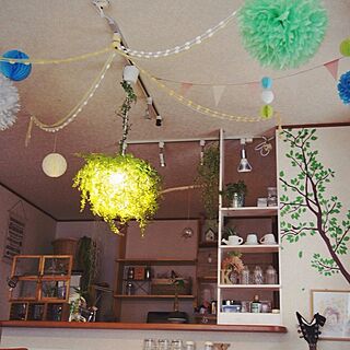 部屋全体/いなざうるす屋さん/初投稿です♡よろしくお願いします。/流木/ウォールステッカー...などのインテリア実例 - 2015-09-10 11:00:00