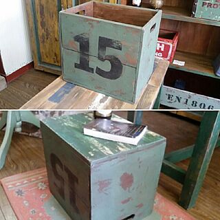 junk塗装/ボックス/Old-fashioned Boxのインテリア実例 - 2015-03-23 17:18:31