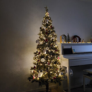 壁/天井/クリスマス/LEDライト/フェアリーライト/クリスマスツリー180cm...などのインテリア実例 - 2022-12-20 22:33:18