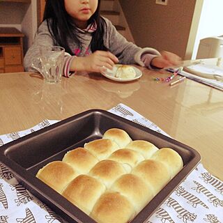 キッチン/カウンターKitchen/ナチュラルキッチン♥️/リサラーソン/日本一簡単に出来るパン...などのインテリア実例 - 2014-12-08 18:43:47