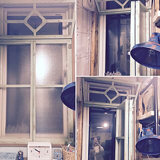 机/窓枠DIY/家事スペース/DIYのインテリア実例 - 2017-05-05 12:43:14
