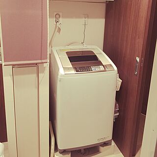 バス/トイレ/HITACHI BEATWASH/飾りっけなし/洗濯機のインテリア実例 - 2016-03-20 21:11:58