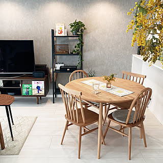 MoMoNatural モモナチュラル ダイニングテーブル アルダー無垢材