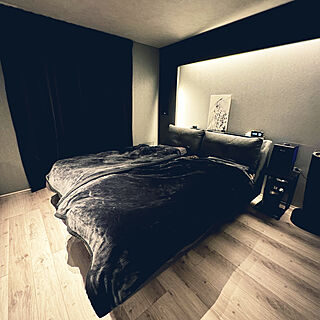 落ち着いた雰囲気/寝室の床材/LIXIL/ベッド周りのインテリア実例 - 2023-01-21 11:09:56