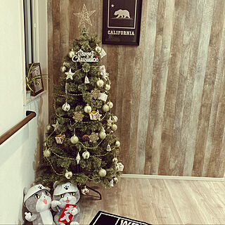 仕事猫/クリスマスツリー/玄関/入り口のインテリア実例 - 2021-11-02 18:32:23