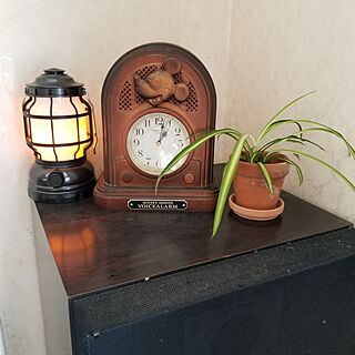 ベッド周り/時計/麻紐のかご/DIY/観葉植物のある暮らし...などのインテリア実例 - 2023-03-15 13:27:35