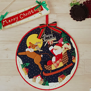 キッチン/クリスマス/素敵なクリスマスを(*^^*)/さくらほりきり/きめこみパッチワーク...などのインテリア実例 - 2020-12-24 18:14:47
