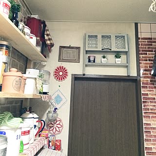 キッチン/いいね、お返しができなくてごめんなさい。/DIY/セリア/フェイクグリーン...などのインテリア実例 - 2016-07-24 19:48:54