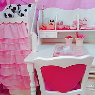 机 ゆめかわのおしゃれなインテリア 部屋 家具の実例 Roomclip ルームクリップ