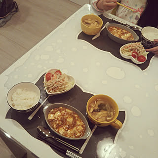 机/夕飯/夕食/子供用食器のインテリア実例 - 2020-01-21 19:52:20