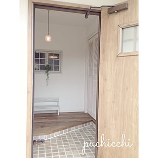 玄関/入り口/いなざうるす屋さん♡/DIYベンチ/いなざうるす屋さんのインテリア実例 - 2014-08-17 12:57:23