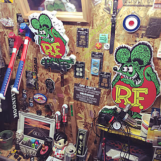 Rat Fink♡/製作/レプリカ製作/自己満足でごめんなさい(^◇^;)/男の隠れ屋...などのインテリア実例 - 2018-06-09 21:26:10