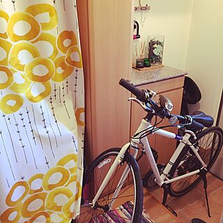 玄関/入り口/自転車/IKEA/一人暮らしのインテリア実例 - 2015-12-30 14:34:47