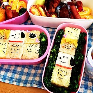 キッチン/インテリアじゃない/スヌーピー/キャラ弁/お弁当...などのインテリア実例 - 2015-05-14 12:47:16