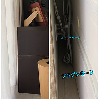 ほこりを溜めない/掃除を楽に/浮かせるコード/テレビボードの後ろをスッキリ/テレビボードの裏...などのインテリア実例 - 2022-02-17 11:26:18