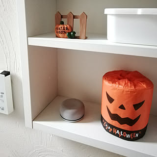 バス/トイレ/ハロウィン/無印良品/無印アロマストーン/セリアハローイン雑貨...などのインテリア実例 - 2019-09-22 15:13:15