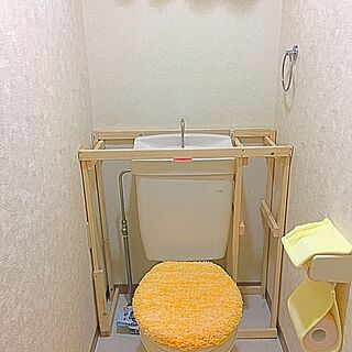 バス/トイレ/トイレのDIY/ビール飲もう/一人暮らし/yellow...などのインテリア実例 - 2016-12-03 23:51:01