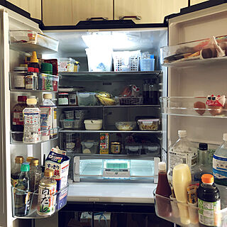 黒/HITACHI/冷蔵庫の中のインテリア実例 - 2020-05-30 08:05:21
