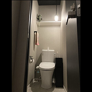 GLASS BAU/ペンダントライト/コンクリート壁紙/黒い壁紙/バス/トイレのインテリア実例 - 2023-02-15 09:30:10