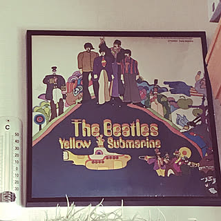 壁/天井/レコードジャケット/the beatles/イエローサブマリンのインテリア実例 - 2019-02-24 11:44:19