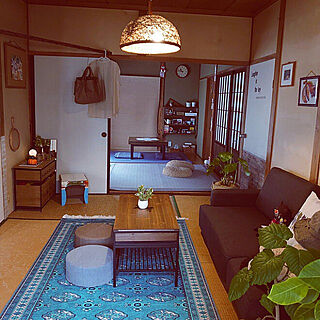 部屋全体/縦長の部屋/古い家を楽しむ/和室のインテリア/古い家に住む...などのインテリア実例 - 2021-09-19 06:32:27