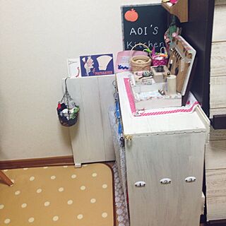 手作り/ままごとキッチン/DIY/板壁 DIYのインテリア実例 - 2014-03-17 22:10:09
