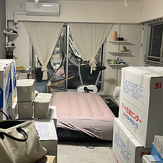 部屋全体/引越し片付け中/引越し記録/引越したばかりのインテリア実例 - 2024-04-16 13:22:18