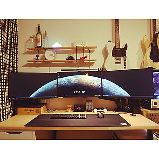 ナチュラル デスクトップpcのおしゃれなインテリア 部屋 家具の実例 Roomclip ルームクリップ