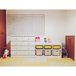 棚/おもちゃ収納/琉球畳/トロファスト/IKEA...などのインテリア実例 - 2016-10-12 11:37:31