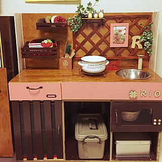 部屋全体/子供部屋/子育て中/DIY/セリア...などのインテリア実例 - 2015-01-20 16:08:25