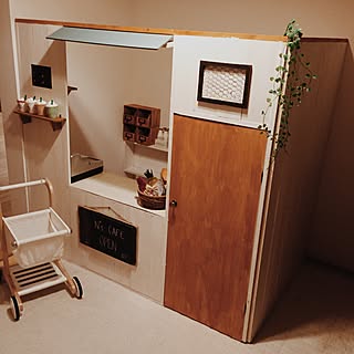 部屋全体/キッズスペース/子供部屋/DIY/セリア...などのインテリア実例 - 2015-05-12 22:31:19