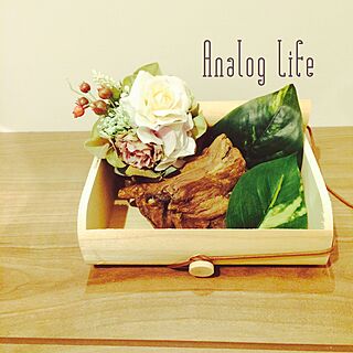 棚/飾れる森のコサージュ/シンプル/minneにて販売中♡/Analog Life...などのインテリア実例 - 2016-03-24 13:14:34