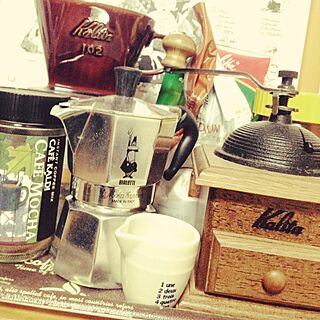 コーヒーミル/コーヒー/ビアレッティのインテリア実例 - 2015-02-02 22:19:04