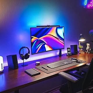 Philips Hue/Hue Play/スマートライト/デコレーション/ゲーミングPC...などのインテリア実例 - 2022-11-11 09:00:19