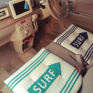 カーインテリア しまむらクッションのインテリア実例 Roomclip ルームクリップ