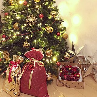 リビング/クリスマスツリー180cm/クリスマスリース/クリスマスディスプレイ/クリスマス...などのインテリア実例 - 2016-11-22 18:56:37