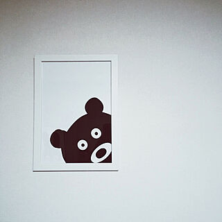 A4ポスター/くまさん/熊/熊のイラスト/くまのポスター...などのインテリア実例 - 2020-05-14 21:44:38