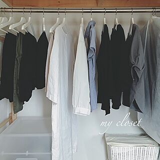 ベッド周り/衣類収納/my closet/RC九州支部/IKEAのインテリア実例 - 2017-06-22 12:24:57