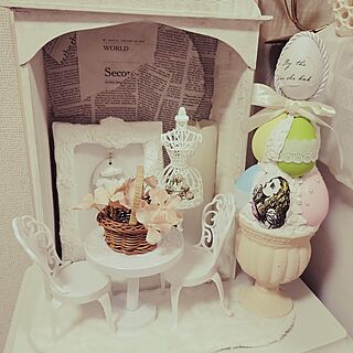 イースターエッグ/イースターハンドメイド/はんどめいど♡/ハンドメイド倶楽部/小さなお部屋...などのインテリア実例 - 2024-03-31 12:28:41