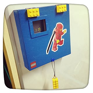 キッチン/給湯器スイッチカバー/青/レゴ/LEGO...などのインテリア実例 - 2013-11-05 07:35:25