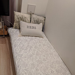 ベッド周り/ニトリ/IKEA/一人暮らしのインテリア実例 - 2019-06-16 20:17:26