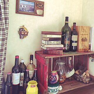 アンティーク/ワイン空き瓶/棚のインテリア実例 - 2015-06-25 16:26:53