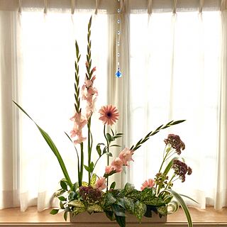 リビング/花/植物/花瓶/花器...などのインテリア実例 - 2015-09-14 15:18:49