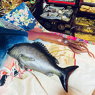 イカ/海産物/お魚/フィギュア収集/フィギュア...などのインテリア実例 - 2020-11-05 18:03:11